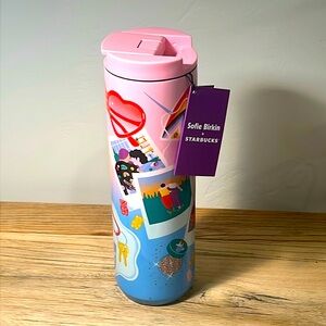 NWT SOFIE BIRKIN x STARBUCKS Pride Travel Mug Tumbler Collab Rare 2024
